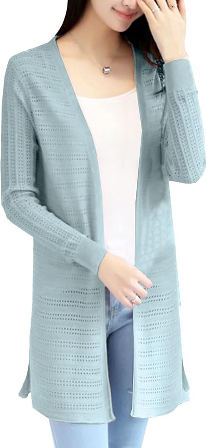 Amazon グリシーヌ 5カラー S Xl 長袖 カーディガン きれいめ シンプル トップス アウター 春 夏 レディース カーディガン ボレロ 通販