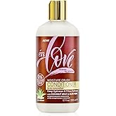 én Love Moisture Crush Conditioner with Coconut Milk & Aloe Vera for Deep Hydration, Smoothness, & Shine - Paraben, Mineral Oil, Sulfates-Free, 12 fl oz