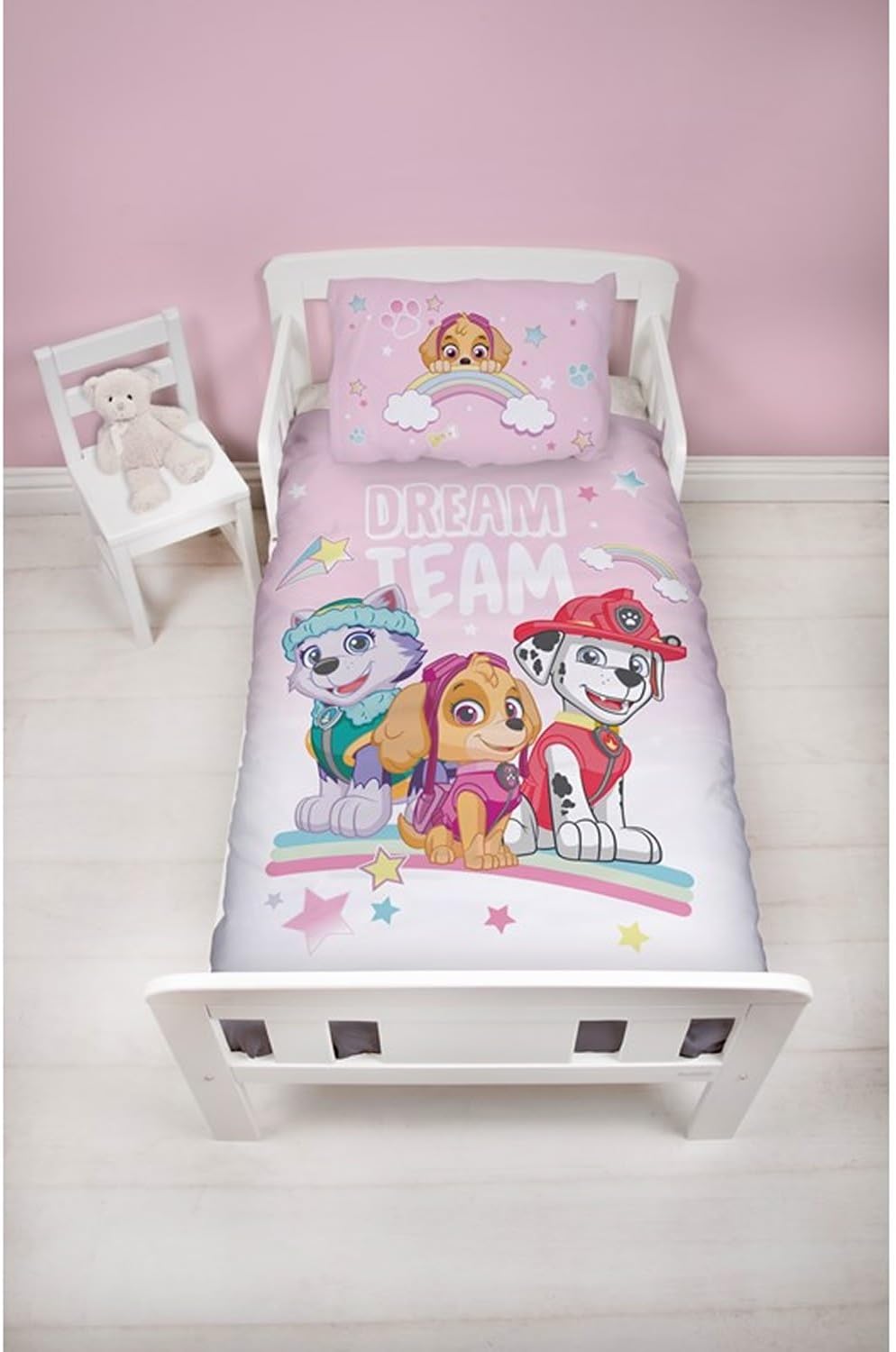 paw patrol cot bed duvet set