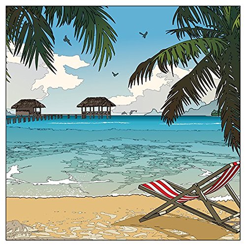 Island Breeze Adult Coloring Book Set With 24 Colored - 