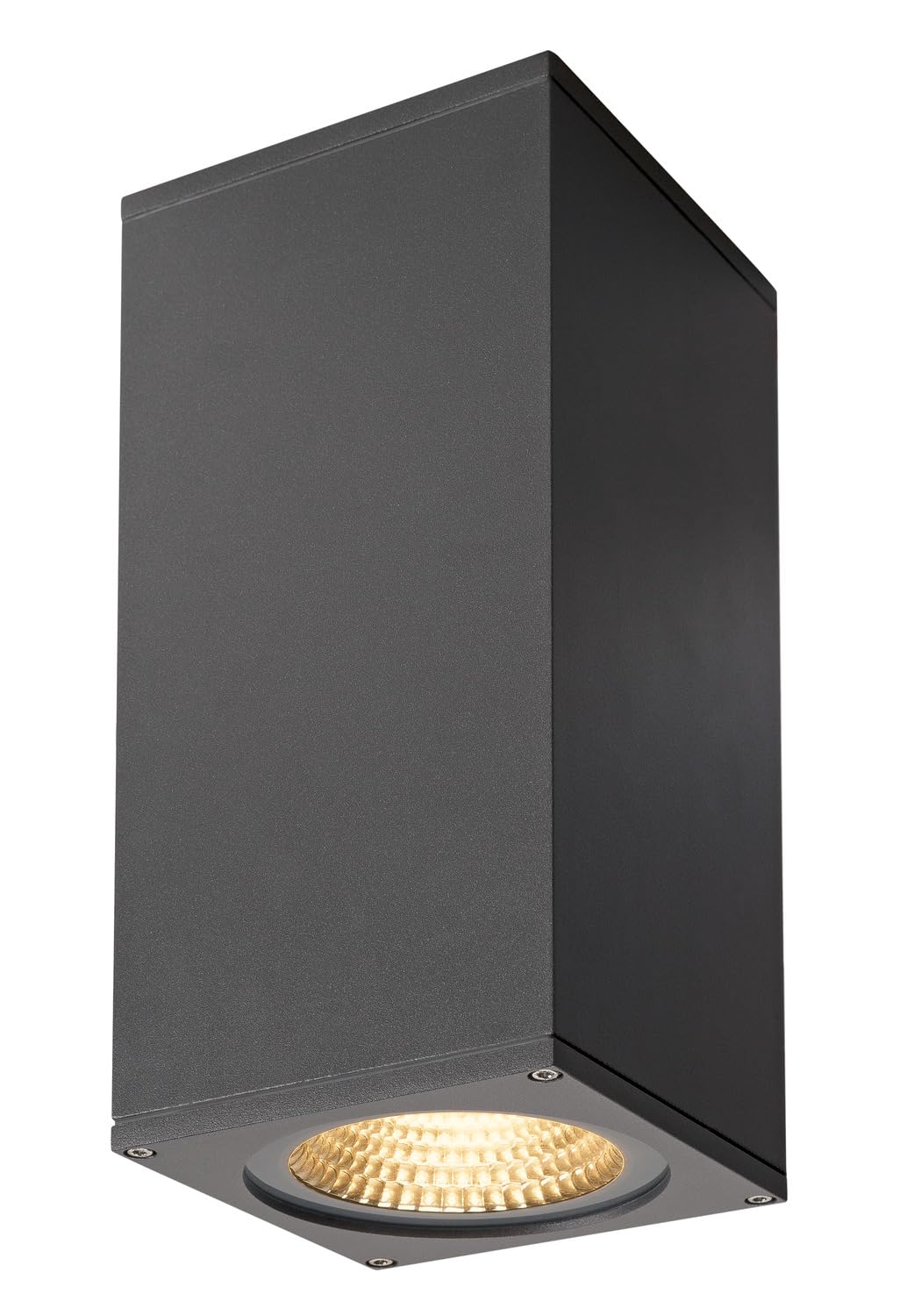SLV Surface-Mounted Wall Light Big Theo Wall/Illumination for Walls, Paths, entrances, Surface-Mounted Outdoor Light, Garden lamp / IP44 3000K 29W 2130 130lm Anthracite 24 Degrees — image 1
