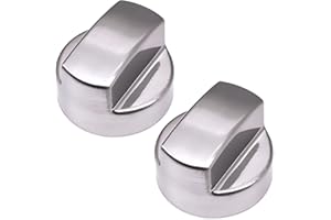 YMDparts Wolf Hood Knob Replacement 811195 805328 KIP5D44 5D44 B002MFNQ34 Ventilation Hood Knob for Sub-Zero Wolf in Silver C