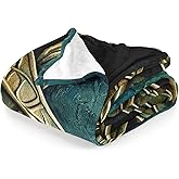 Celtic Knot Throw Blanket, Nordic Style for Bed Sofa Living Room, Super Soft Cozy Bed Blanket Lightweight Plush Fuzzy Blankets and Throws (80" x 60")