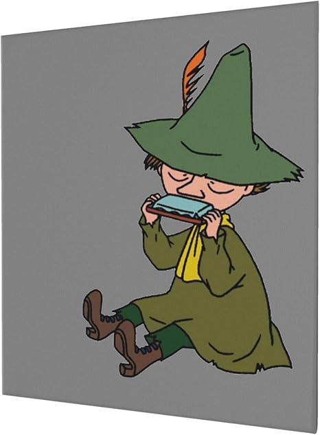 Amazon ファッション壁絵画ムーミン スナフキン インテリア キャンバス絵画 家の壁の装飾画 壁飾り 壁ポスター アートデリ ポスター パネル インテリア絵画 インテリア装飾 ソファの背景絵画50 60cm ウォールステッカー オンライン通販