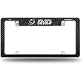 Rico Industries NHL All Over Chrome Frame 12" x 6" Chrome All Over Automotive License Plate Frame for Car/Truck/SUV