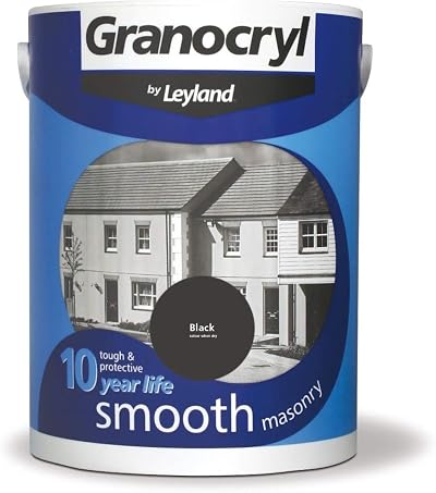 Leyland Granocryl Smooth Masonry Black 5L