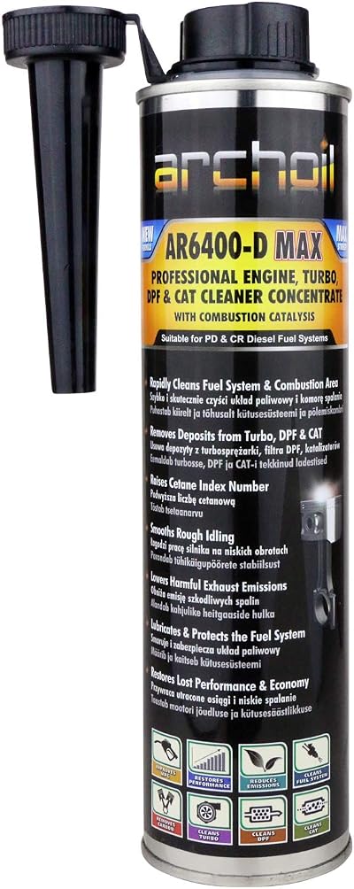 Archoil AR6400-D MAX Pro DPF Cleaner 400ml Diesel Fuel System Cleaner