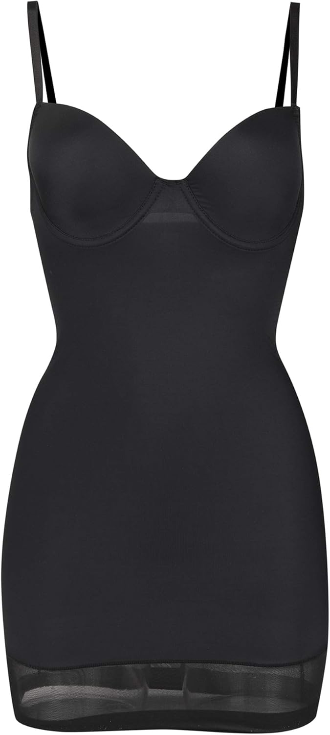 plus size shapewear slip dress