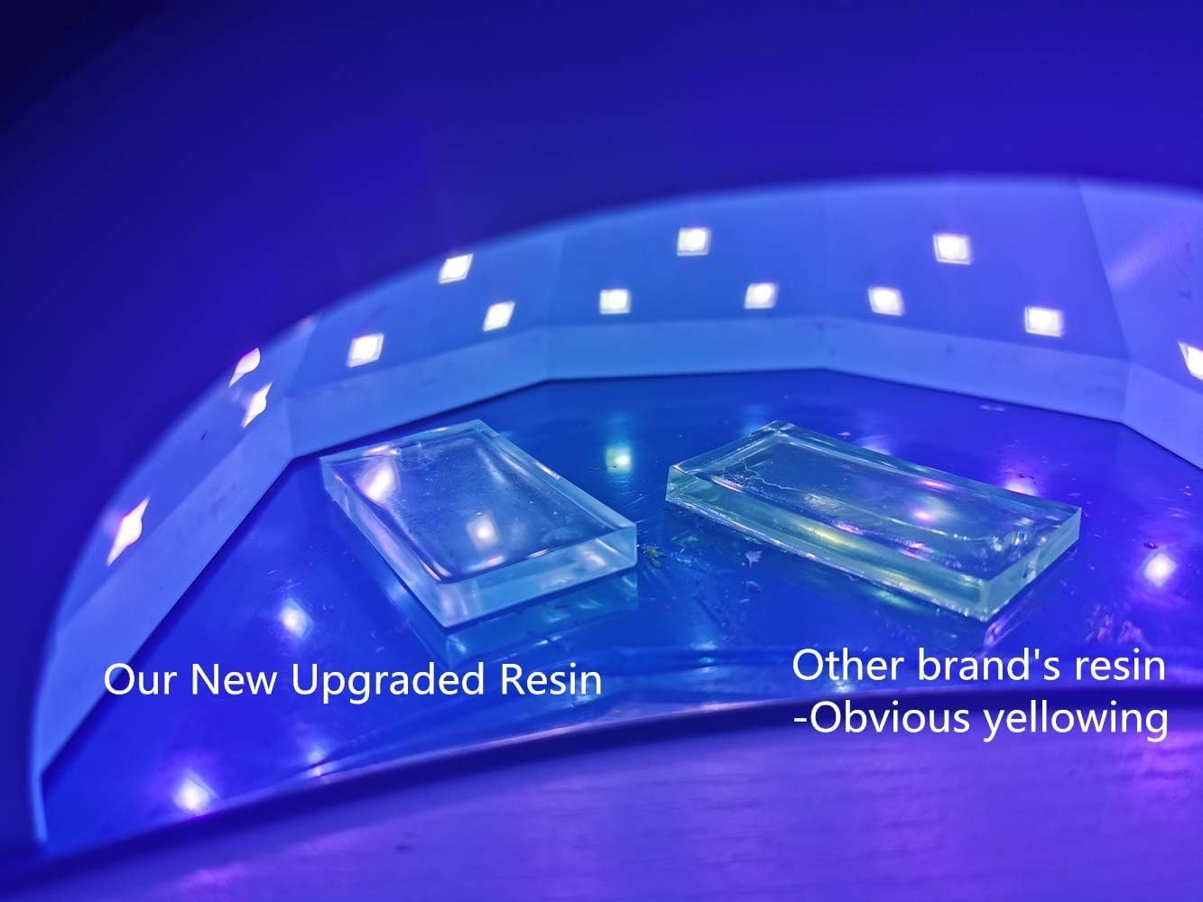 500g Clear UV Resin Hard Type New Formula One Minute Ultraviolet Solar Quick Curing Epoxy Resin Glue for Casting & Coating/Molds/Jewelry Pendants Earrings Bracelets Making/DIY Crafts, Bulky Pack