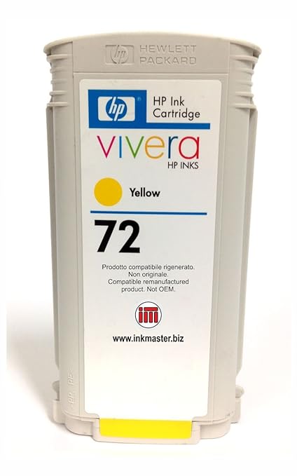 title=Ink Master- Cartuccia compatibile HP 72 HP72 C9373A YELLOW per HP Designjet T610