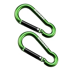 munkees 2-Pack 8-Shaped Carabiner Clips