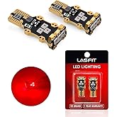 LASFIT 921 LED Bulb Third Brake Center High Mount Stop Light | 912 T15 Red Canbus Error Free 906 904 W16W LED Bulb 3rd Brake Lights For Cars Truck Three Times Brightness, 2 Pcs