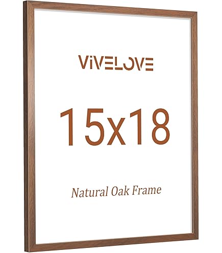 Amazon.com - 15x18 Picture Frame Oak Wood,15