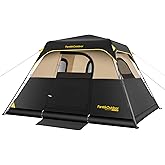 FanttikOutdoor 4/6/8/10 Person Instant Tent for Camping Setup in 60s | Camping Tent with Rainfly &amp; Windproof, Portable Instant Cabin Tent with Carry Bag for Family Camping &amp; Hiking