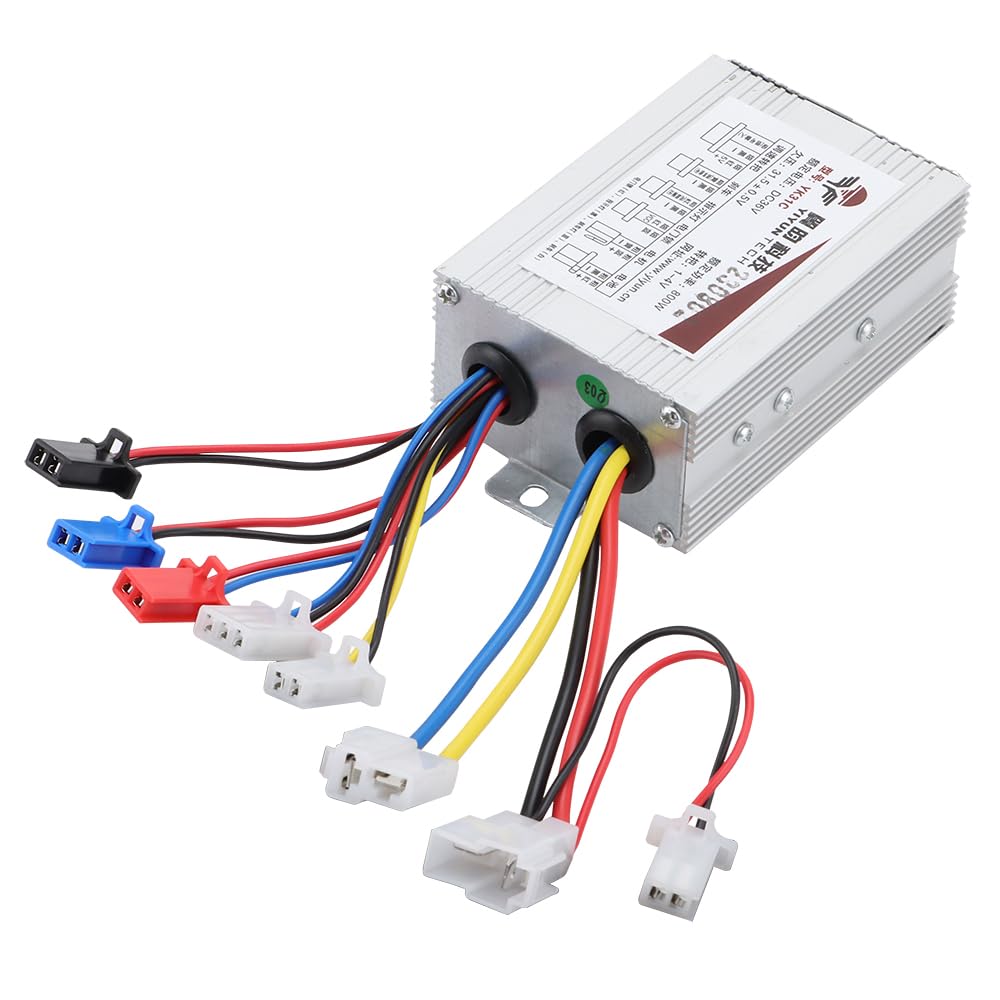 WOOSTAR Motorcycle Speed Controller 36V 800W Replacement for Electrical Scooter E Bike Bicycle Tricycle Brush
