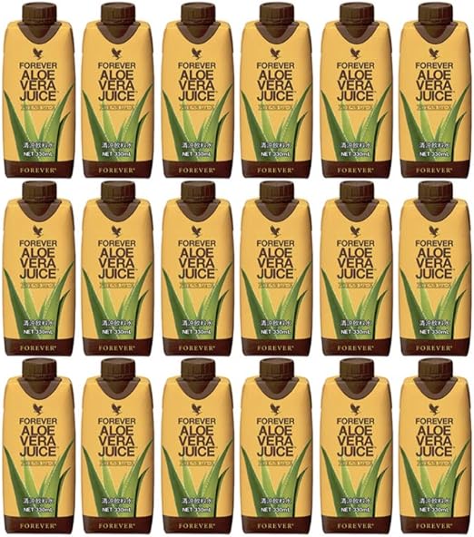 Amazon Co Jp Flp フォーエバー アロエベラジュース 330ml 18本入り 食品 飲料 お酒 通販