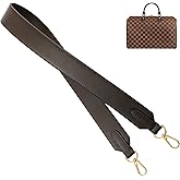 jiesinlov Vachetta Leather wide Straps Crossbody Replacement Bag Shoulder Strap for Neverful Graceful Speedy25 30 35 Tote Handbag Wide Shoulder Straps(Coffee-115)