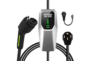 AWESAFE Level 2 Electric Vehicle EV Charger 32Amp NEMA 14-50 Plug, 7.6KW Portable Fast Charger with J1772 Connector 20ft Cabl