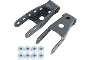 WFLNHB 2-3 Drop Lowering Leaf Spring Shackles Replacement for Chevy Silverado 2007-2018