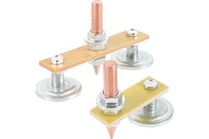 ANGOILY 2pcs Grounding Device Clamp Welding Grounding Tools Welding Accessories Stability Welding Magnets Ground Supplies