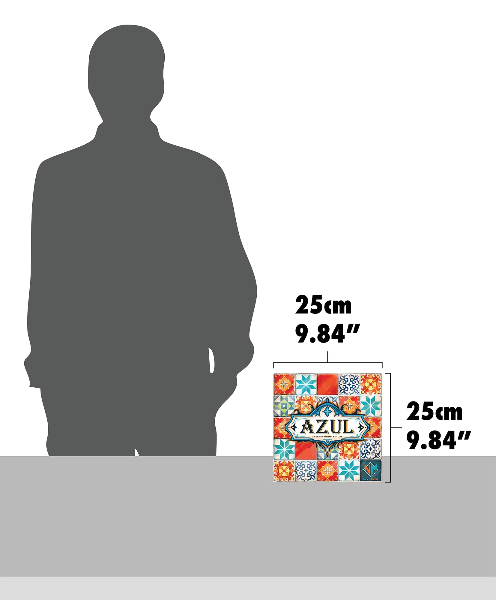 Azul Asmodee Azul Board Game - Award-Winning Tile-Placement Strategy Game, Beautiful Mosaic Art, Family Fun for Kids & Adults, Ages 8+, 2-4 Players, 30-45 Minute Playtime