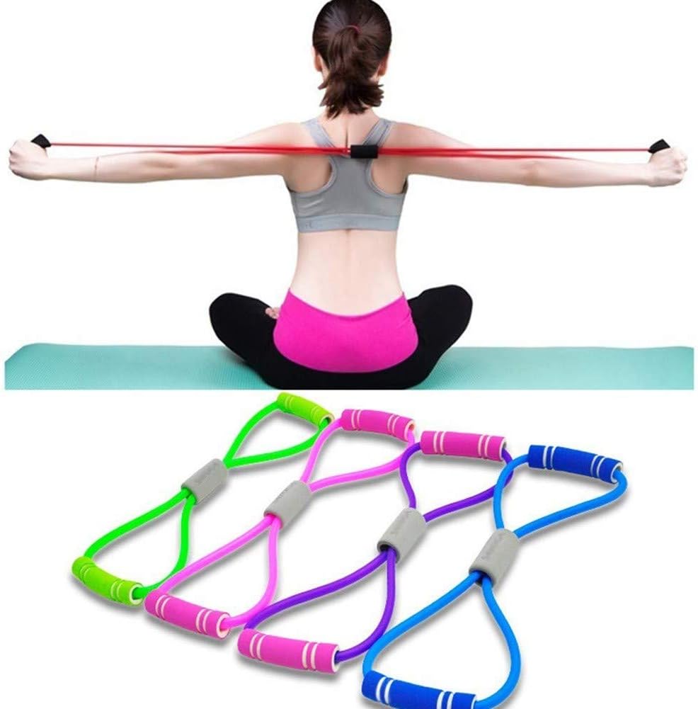 4 PCS Chest Developer Fitness Bands Chest Developer Chest Expander for Legs Buttocks Biceps for Gym, Fitness, Yoga and Arms Pilates