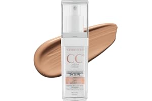 Marcelle CC Cream SPF 35, Medium, Complete Correction, Tinted Moisturizer, Non-Comedogenic, Perfume-Free, Paraben-Free, Oil-F