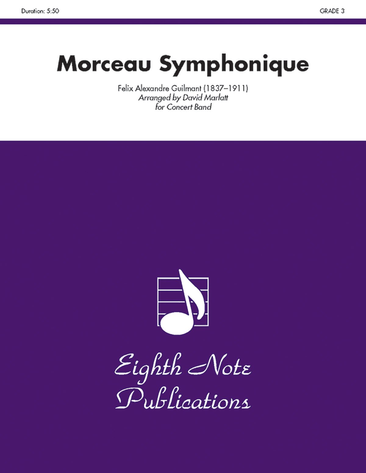 Morceau Symphonique: Conductor Score & Parts. Solo Trombone and Concert Band (Eighth Note Publications)
