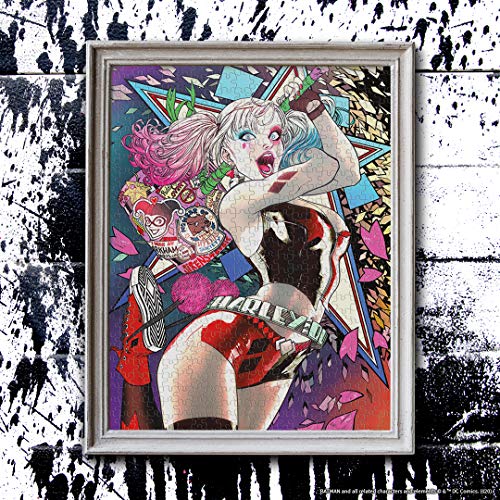 USAopoly USOPZ010533 DC Comics Super Heroes Harley Quinn Die Laughing 1,000 Piece Puzzle – Bild 5