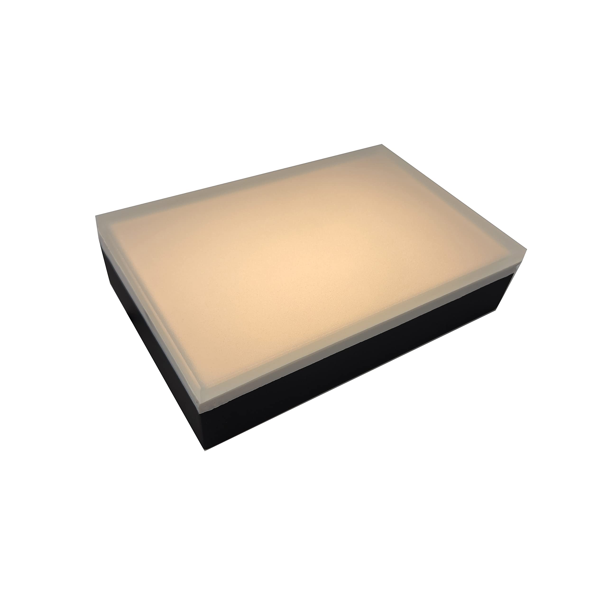 Photo 1 of LUMENGY Paver Light 6X9 Inch (5.82 x 8.85 inches) 2700K, Brick Lighting for Pavers, Driveways, Pathways, Patios, Inground & Garden, 12V Waterproof, Drive-Over Rated