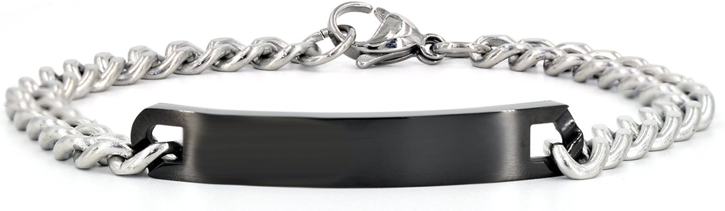 Vicney Jewellery Bracciale Da Uomo Donna E Coppia In Acciaio Inossidabile Amazon It Gioielli