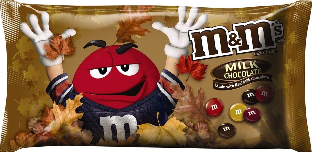 M&M's Milk Chocolate Candy Fall Harvest Blend, 11.4 Ounce Bag Pack Of