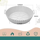 Yikki 2 Pack Silicone Air Fryer Liners 3-5 Qt Compatible Accessories view 3