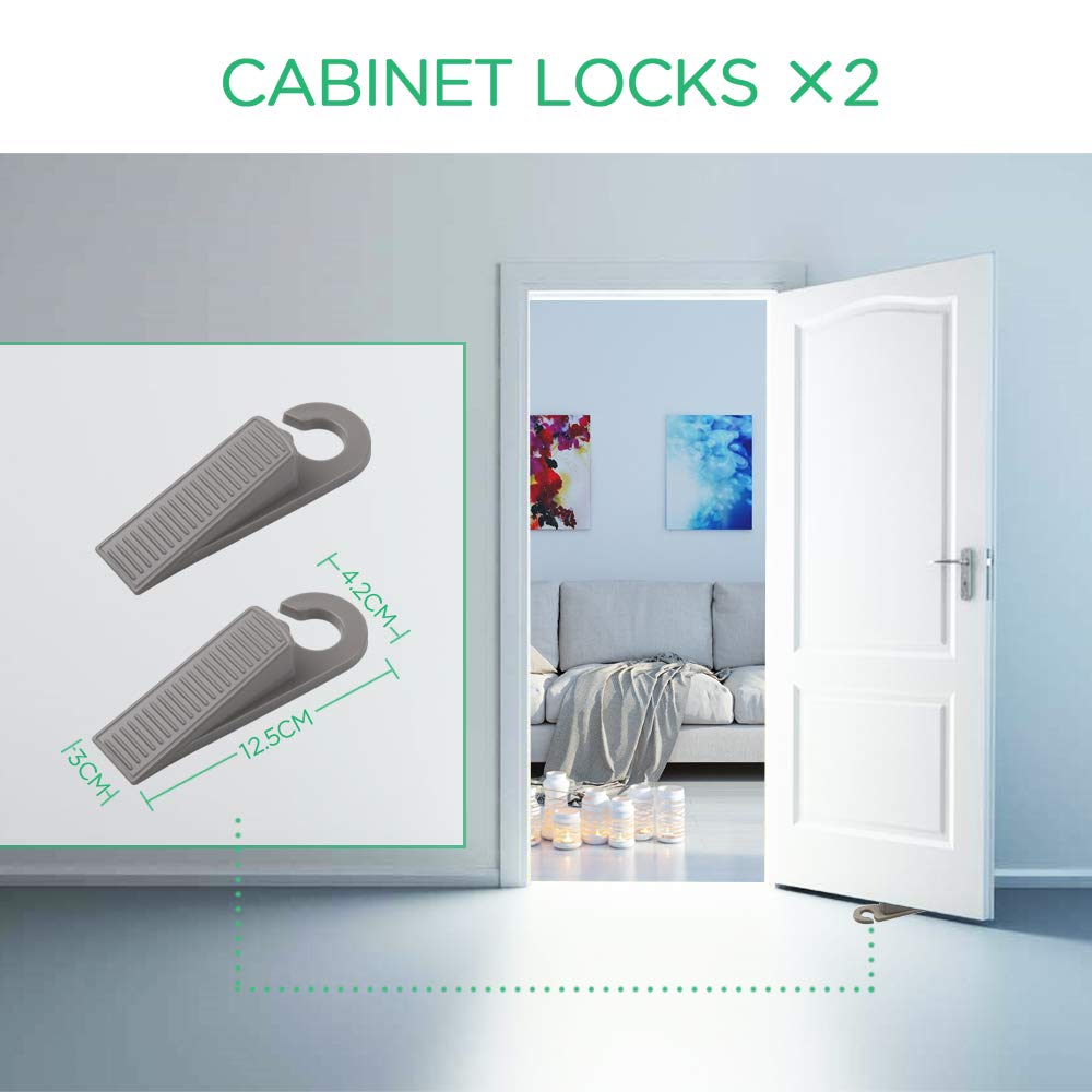 Steckdosen-Abdeckung 26-teilig Verriegelungen für Schrankschlösser