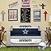 NFL Dallas Cowboys Love Seat Reversible Furniture Protector with Elastic Straps, 75-inches by 88-inches