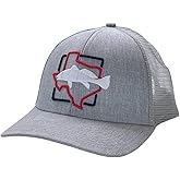Avid Gear Fishing Trucker Hat Mesh Back State Fishing Florida, Texas, Carolina, Hawaii Trucker Hat - Texas Heather Grey