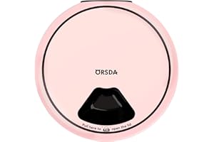 ORSDA Automatic Cat Feeder Wet Food 5-Meal, Timed Wet Cat Food Dispenser, Voice Recorder, Easy to Set Up, Auto Feeder for Cats and Small Dogs, Dual Power Supply Pink