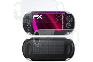 atFoliX Plastic Glass Protective Film compatible with Sony PlayStation Vita Glass Protector, 9H Hybrid-Glass FX Glass Screen Protector of plastic (Set of 1)