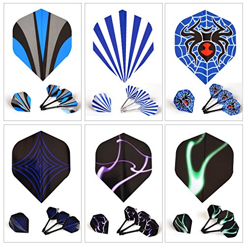 image for WIN.MAX WINMAX Dart Flights 30 Sets (90 Pcs) Standard Shape National F