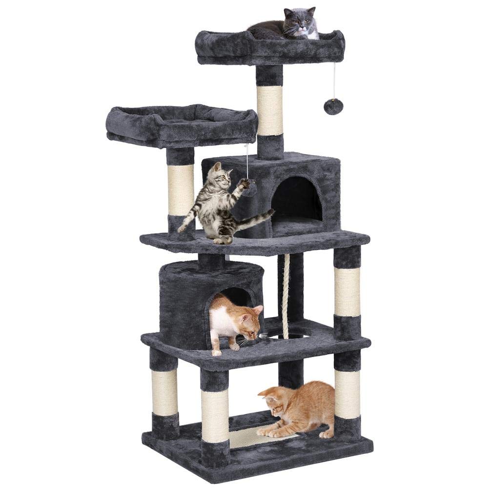 Yaheetech Multi Level Cat Tree Tower Cat Scratch Posts Activity Centre