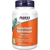 NOW Supplements, Selenium (L-Selenomethionine) 200 mcg, Essential Mineral, 1800 Veg Capsules