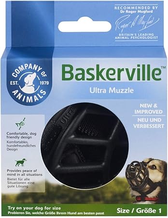 baskerville muzzle size 1
