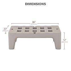 Metro Bow-Tie Dunnage Rack - NSF Listed Heavy-Duty