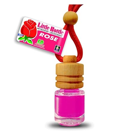 Eleganter Duftflakon Duftbaum Autoduft Duftflasche - Rose Rosenduft 5ml