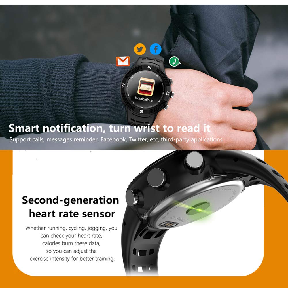 Amazon.com: DT NO1 F18 Outdoor Sport Smartwatch IP68 ...