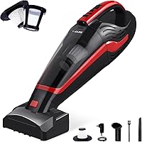 VacLife Handheld Vacuum for Pet Hair - Hand Car Vacuum Cordless Rechargeable, Well-Equipped Hand Held Vacuum with Reusable Fi