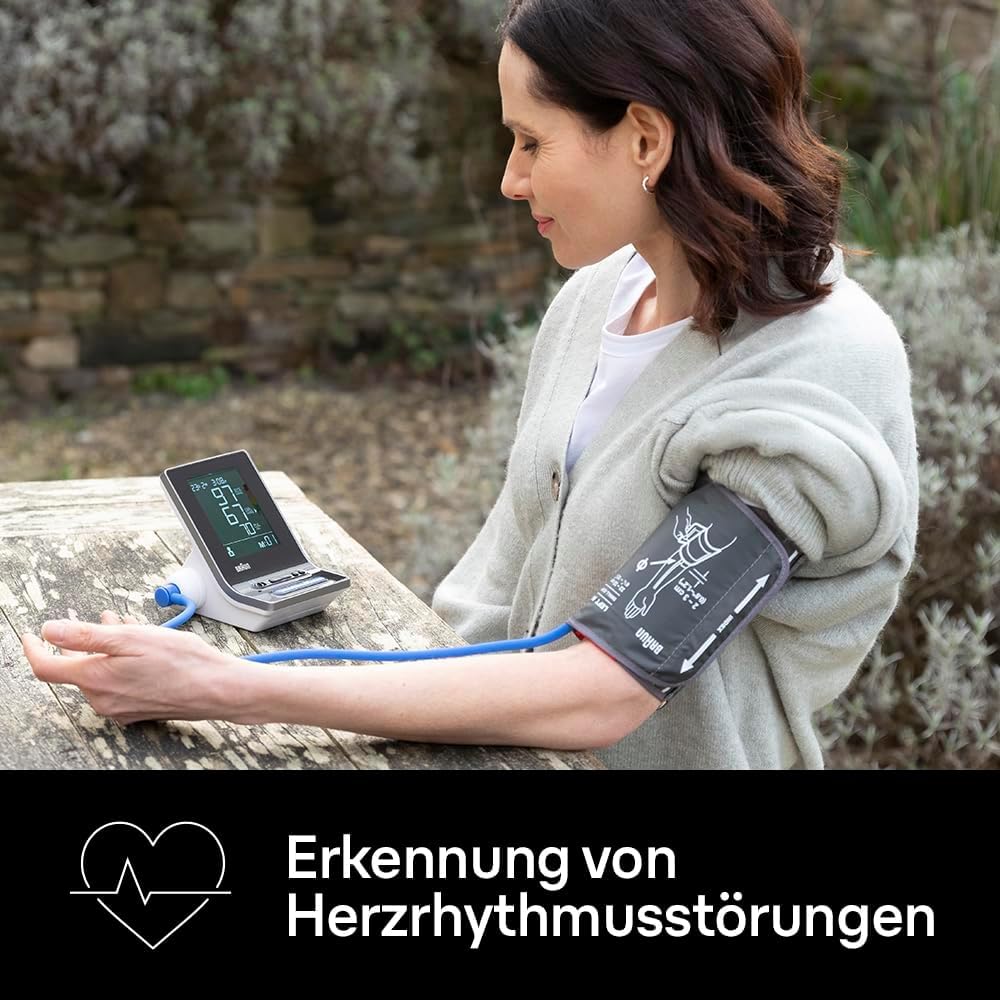 Braun ExactFit 3 Oberarm-Blutdruckmessgerät | Klinisch nachgewiesene Präzision | Farbcodierte Anzeige | 2 Manschettengrößen | Für den nicht-kommerziellen Gebrauch | BUA6150 4