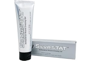SilvrSTAT First Aid Kit Gel | 32 PPM Silver Healing Wound Dressing Solution | SilverSol Ag₄O₄ Particles | 3 oz