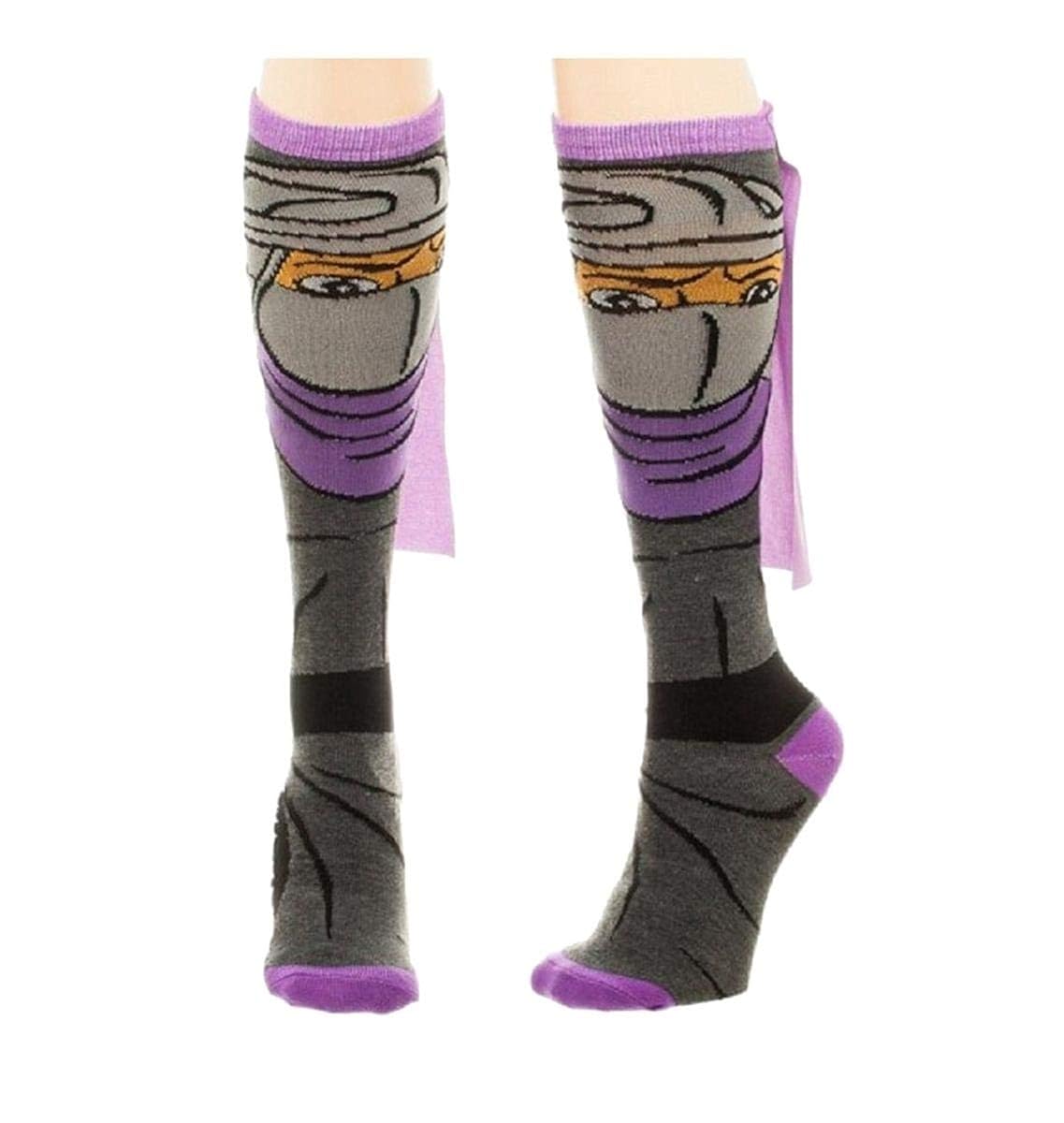 Nickelodeon Teenage Mutant Ninja Turtles Shredder Knee High Cape Socks