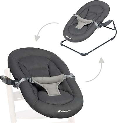Bebeconfort Timba 2-in-1 Baby Bouncer Chair 0-9 kg Newborn Set Graphite